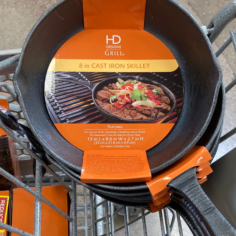 8 inch cast iron skillet